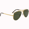 Óculos Ray Ban Unissex RB3625 919631 58 - Ouro Polido