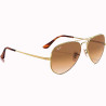 Óculos Ray Ban Unissex RB3689 914751 58 - Ouro Polido