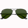 Óculos Ray Ban Unissex RB3689 914831 58 - Preto Polido