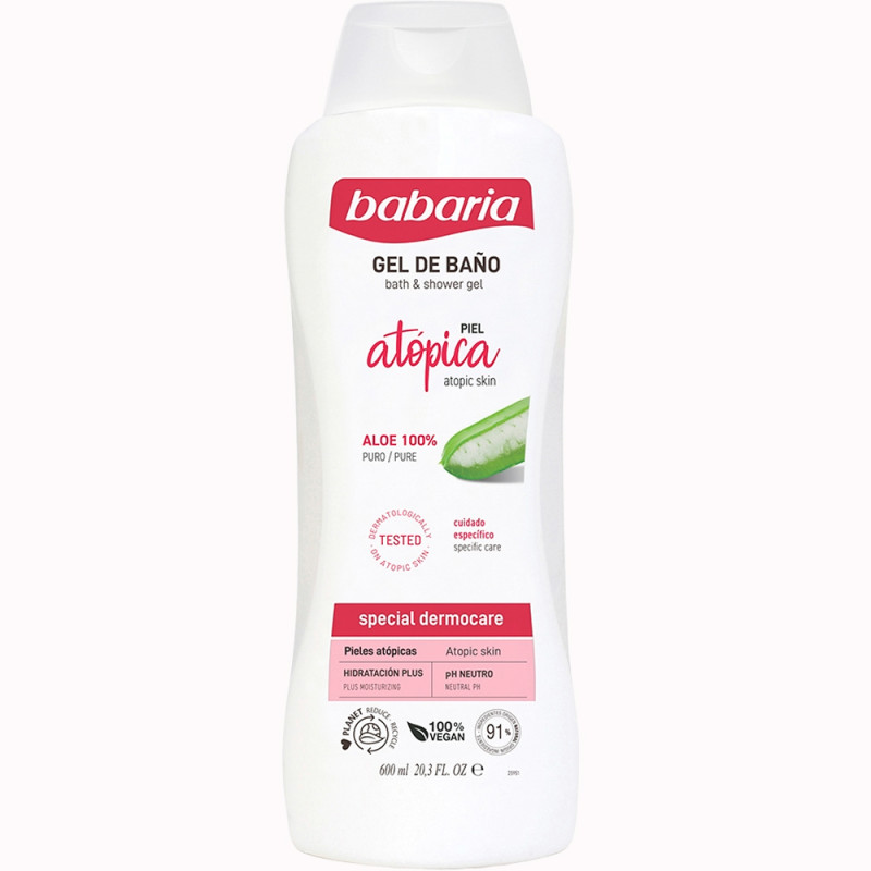 Gel de Banho Babaria para Pele Atópica 600ML