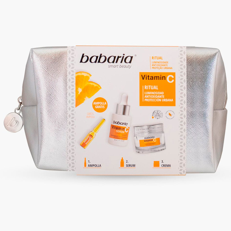 Babaria Vitamin C Kit - Serum 30ML, Cream 50ML & Ampoule 2ML