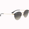 Óculos Ray Ban Unissex RB3578 187/11 50 - Preto Polido sobre Ouro