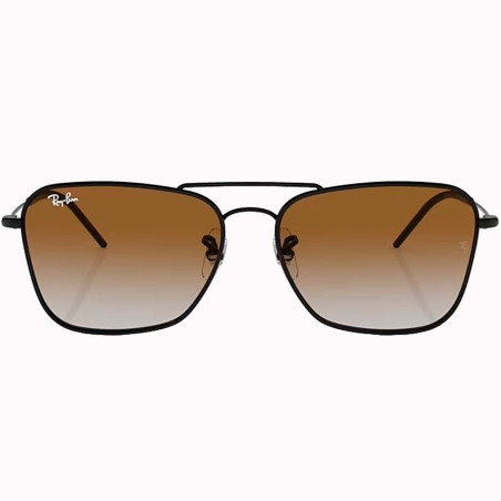 Óculos Ray Ban Unissex RBR0102S 002/CB 58 - Preto Polido