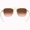 Óculos Ray Ban Unissex RB3588 905513 55 - Marrom Polido sobre Ouro