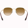 Óculos Ray Ban Unissex RB3548 001/51 51 - Ouro Polido