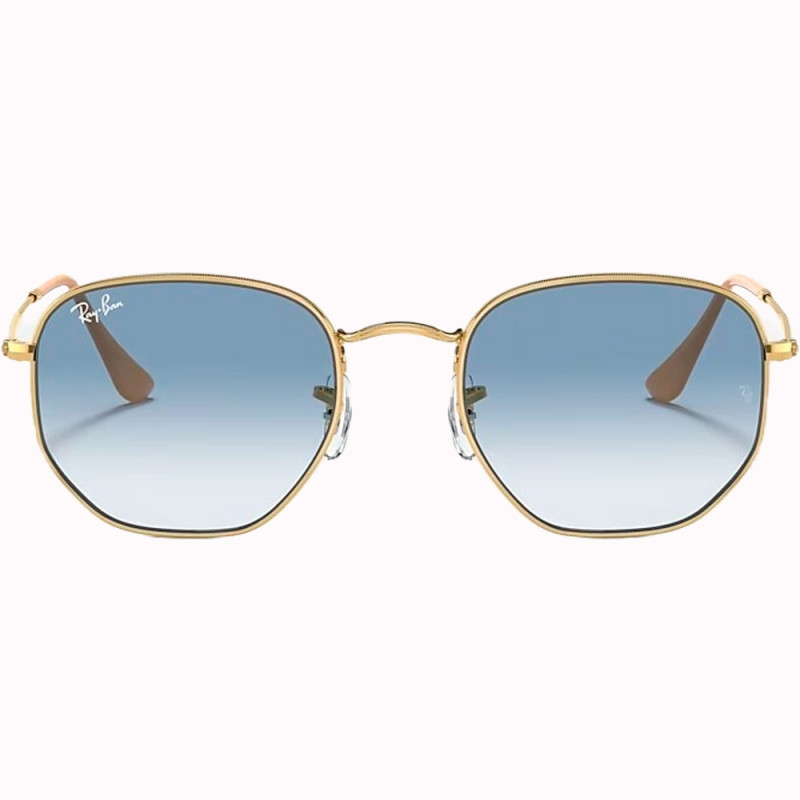 Óculos Ray Ban Unissex RB3548 001/3F 54 - Ouro Polido