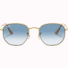 Óculos Ray Ban Unissex RB3548 001/3F 54 - Ouro Polido