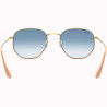 Óculos Ray Ban Unissex RB3548 001/3F 54 - Ouro Polido