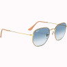Óculos Ray Ban Unissex RB3548 001/3F 54 - Ouro Polido
