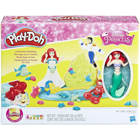 Brinquedo Hasbro Play-Doh E0373 Casamento No Fundo Do Mar