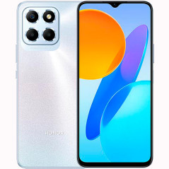 Smartphone HONOR X6s Dual SIM 4GB+128GB 6.5" OS 12 - Prata Titânio VNE-LX3