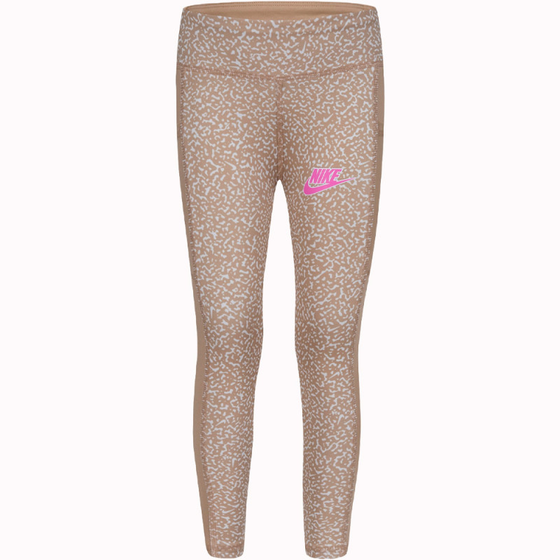 Calça Nike Infantil Feminina Dri-FIT Leggings 6 - Bege 36L072-X0L