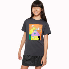 Camiseta Nike Infantil Feminina Sportswear M - Cinza...