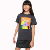Nike Kids Girls Sportswear T-Shirt M - Gray FJ6337-060