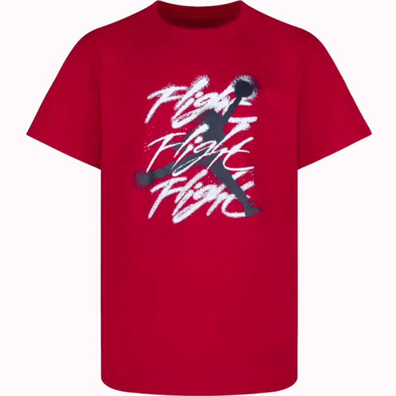 Camiseta Nike Infantil Jumpman Flight Spray M Vermelha