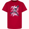 Camiseta Nike Infantil Masculina Jumpman Flight Spray M - Vermelha 95C814-R78