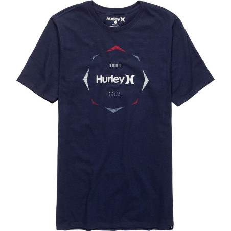 Camiseta Hurley Masculino AA1751-451 M - Azul Escuro