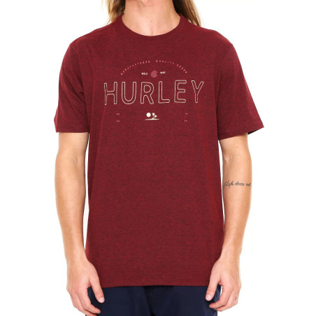 Camiseta Hurley Masculino AA1760-602 S - Vinho