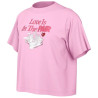Camiseta Nike Infantil Feminino FN9687629 M - Rosa