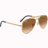 Óculos Ray Ban Unissex RB3625 001/51 58 - Ouro Polido