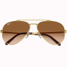 Óculos Ray Ban Unissex RB3625 001/51 58 - Ouro Polido