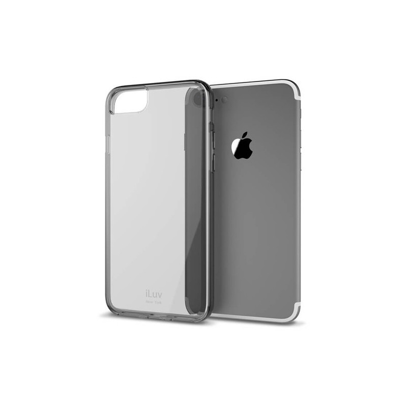 Capa iLuv iPhone 7/8 Vyneer Preto Transparente - AI7VYNEBK