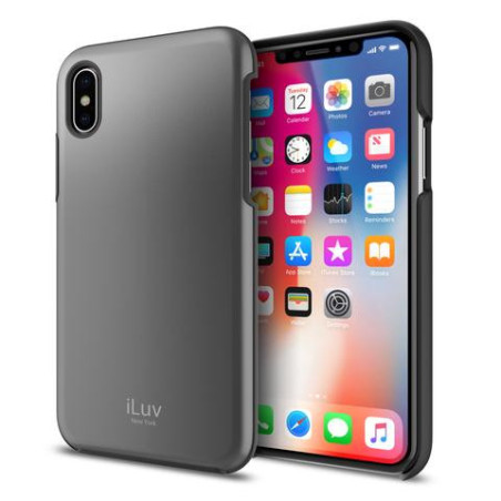 Capa iLuv iPhone X/XS Metal Forge Preto AIXMETFBK