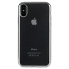 Capa iLuv iPhone XS-Max Vyneer Preto Transparente AIXPVYNEBK