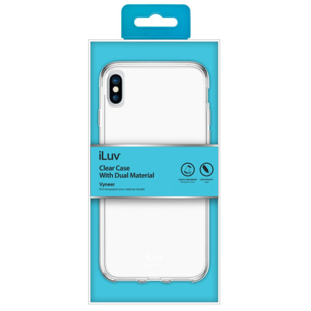 Capa iLuv iPhone XS-Max Vyneer Clear Transparente AIXPVYNECL
