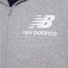 Moletom New Balance Masculino Essentials Stacked 2XL Cinza - MJ03558AG