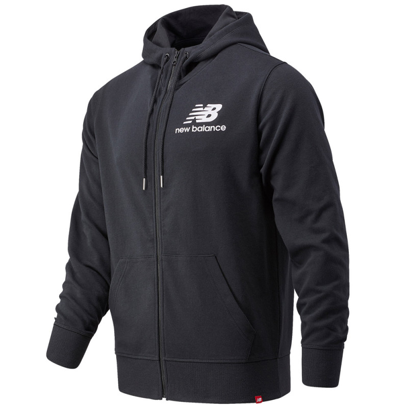 Moletom New Balance Masculino Essentials Stacked XL Preto - MJ03558BK