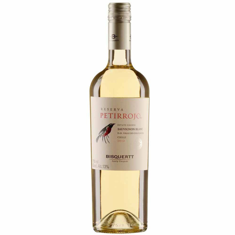 Vinho Bisquertt Reserva Petirrojo Sauvignon Blanc 750ML  7804343004175