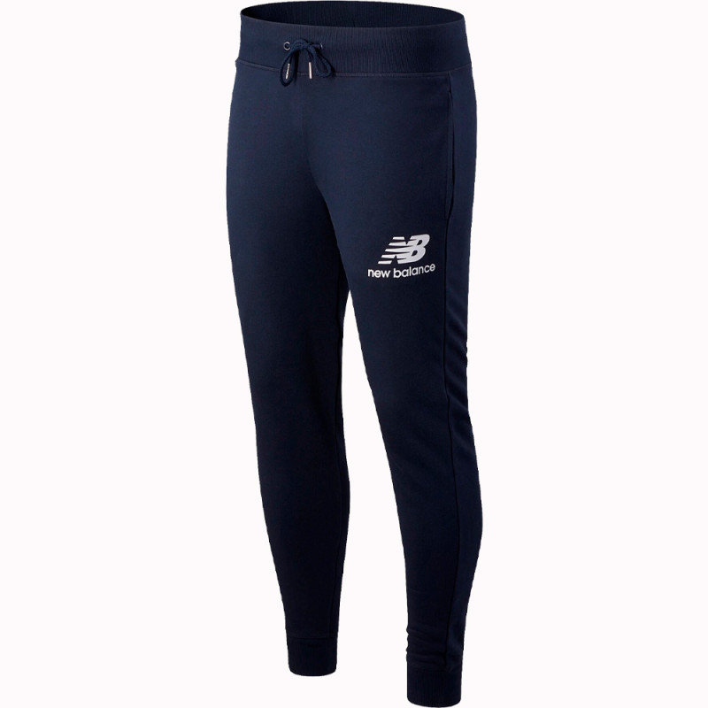 Calça New Balance Masculina Essentials Stacked Logo M - Azul MP03558ECL
