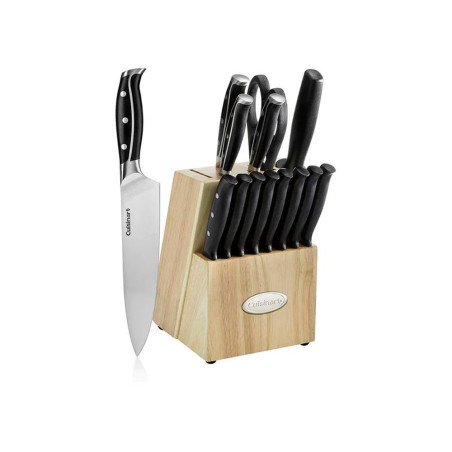 Jogo De Facas Cuisinart C77TRN-15P Preto  15 Peças