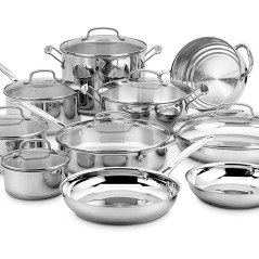 Jogo de Panelas Cuisinart 77-17N Indução Chef's Classic...
