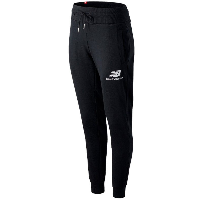 Calça New Balance Feminino Essentials French Terry S Preto - WP03530BK