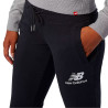 Calça New Balance Feminino Essentials French Terry S Preto - WP03530BK