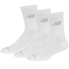 New Balance Unisex Socks White 3 Pairs - Comfortable Fit
