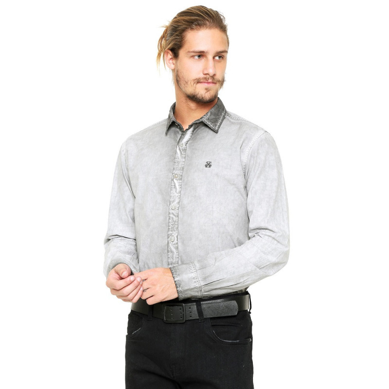 JOHN JOHN CAMISA M 13-01-2553-003-M PRETO