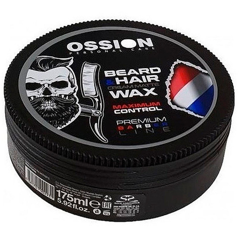 Cera para Barba e Cabelo  Morfose Ossion Wax Matte Maximum Control 175ML
