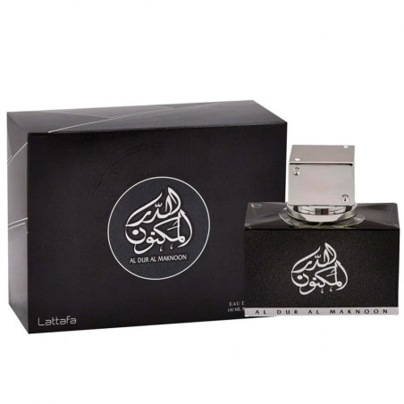 Perfume Al Dur Al Maknoon Silver Lattafa 100ML Eau de Parfum
