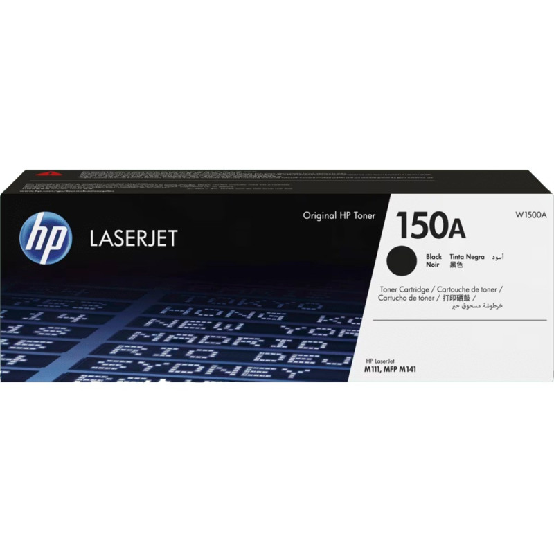 Toner HP LaserJet 150A Preto - W1500A