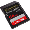 Cartão de Memória SanDisk SDXC Extreme Pro Classe 10 64GB 200MB/s- SDSDXXU-064G-GN4IN
