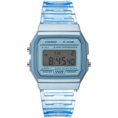 Relógio Unissex Casio F-91WS-2DF - Azul