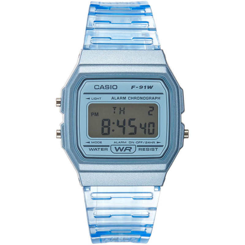 Relógio Unissex Casio F-91WS-2DF - Azul