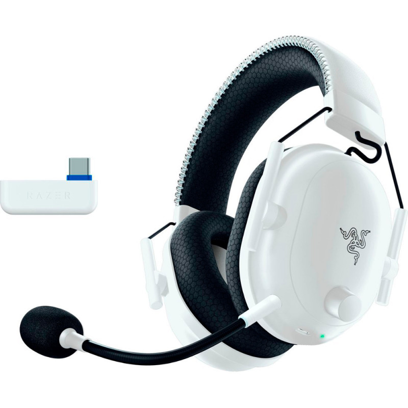 Headset Razer BlackShark V2 Pro Com Licença PlayStation Wireless - Branco RZ04-04530600-R3UA