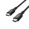 Cabo Belkin BoostCharge 2M USB-C/USB-C 240W Braided Preto - CAB015BT2MBK