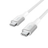Cabo Belkin BoostCharge 2M USB-C/USB-C 240W Braided Branco - CAB015BT2MWH