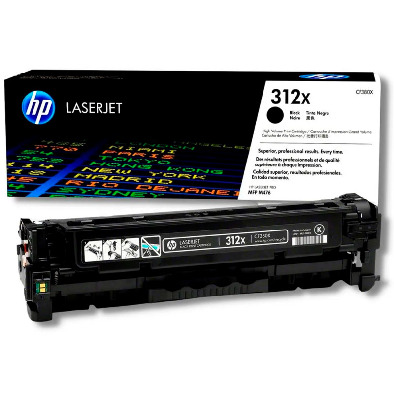 HP Toner 312X Black CF380X - Approx. Yield 4,400 Pages