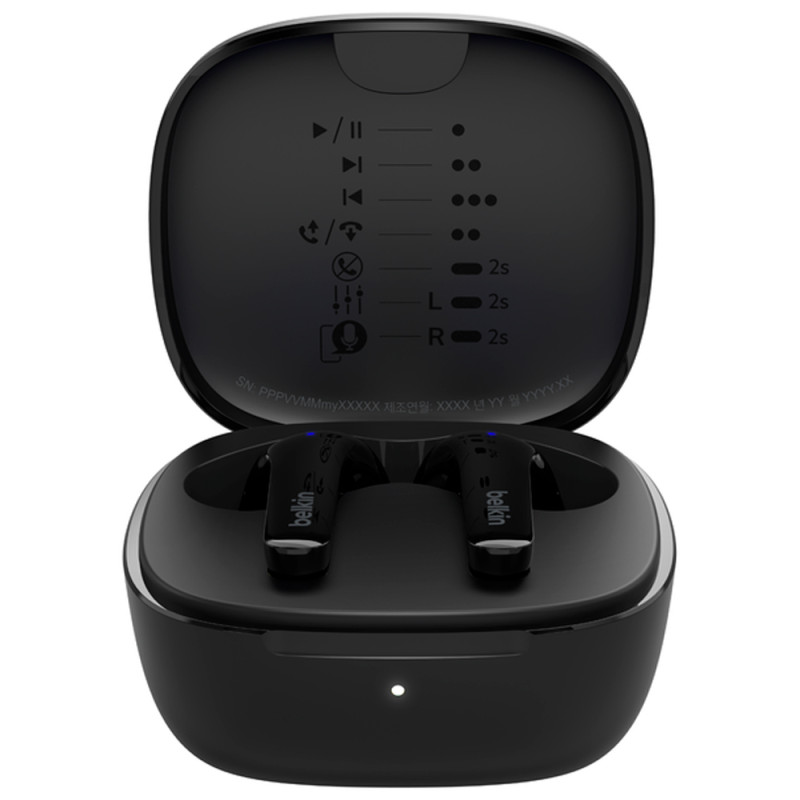 Fone de Ouvido Belkin SoundForm Motion True Bluetooth Preto - AUC010BTBK